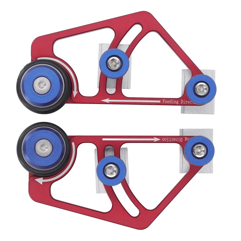 Woodworking Bearing Stock Feeder with Sliding Blocks Table Saw Feed