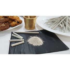 40 Slate Pencils Earthen Goodies Natural chalk LimestoneChand Tara Excellent Taste Batti Slati saletee Pack of 40 Pieces