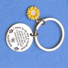 ORZOESD Sunflower Lover Keychain Positive Gift Spiritual Floral Keychain Best