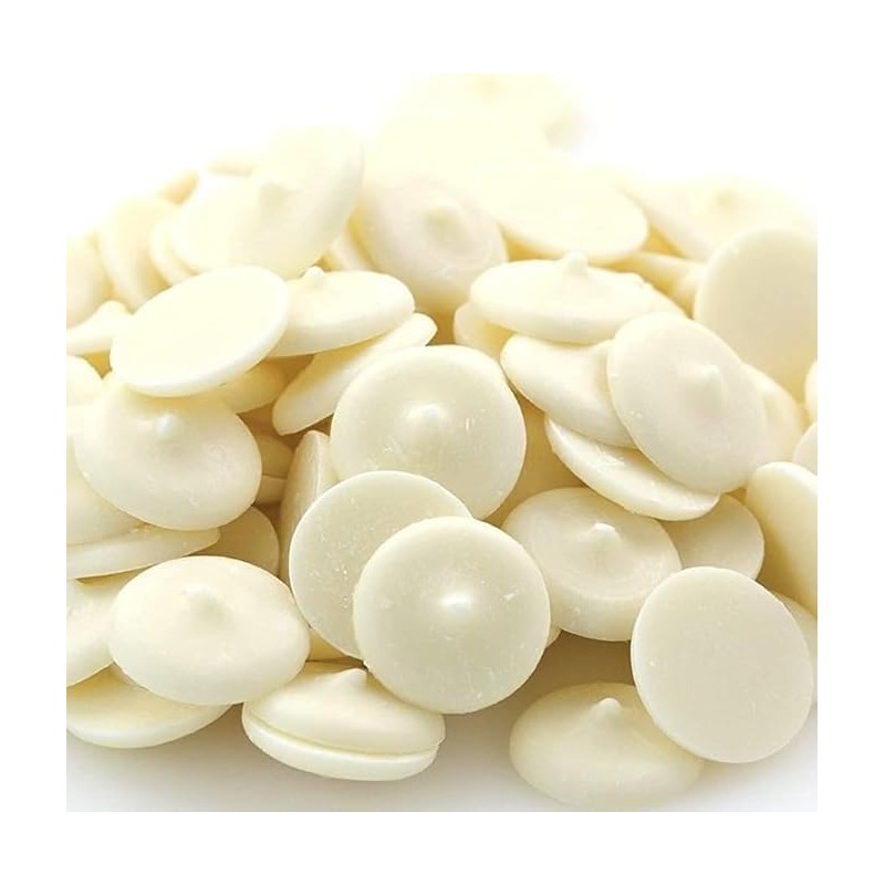 Kidu Pantry Melting Chocolate Wafers Bulk In Resealable Bag (White)