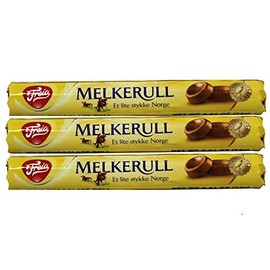 Freia Milk Chocolate Roll 2.61 oz Pack of 3, Made in Norway