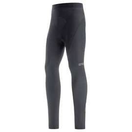 GOREWEAR Pantaloni termici da ciclismo a compressione per uomo, Con fondello, C3, M, Nero