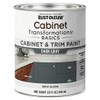 Rust-Oleum 372010 Transformations Basics Cabinet & Trim Paint, Quart, Dark