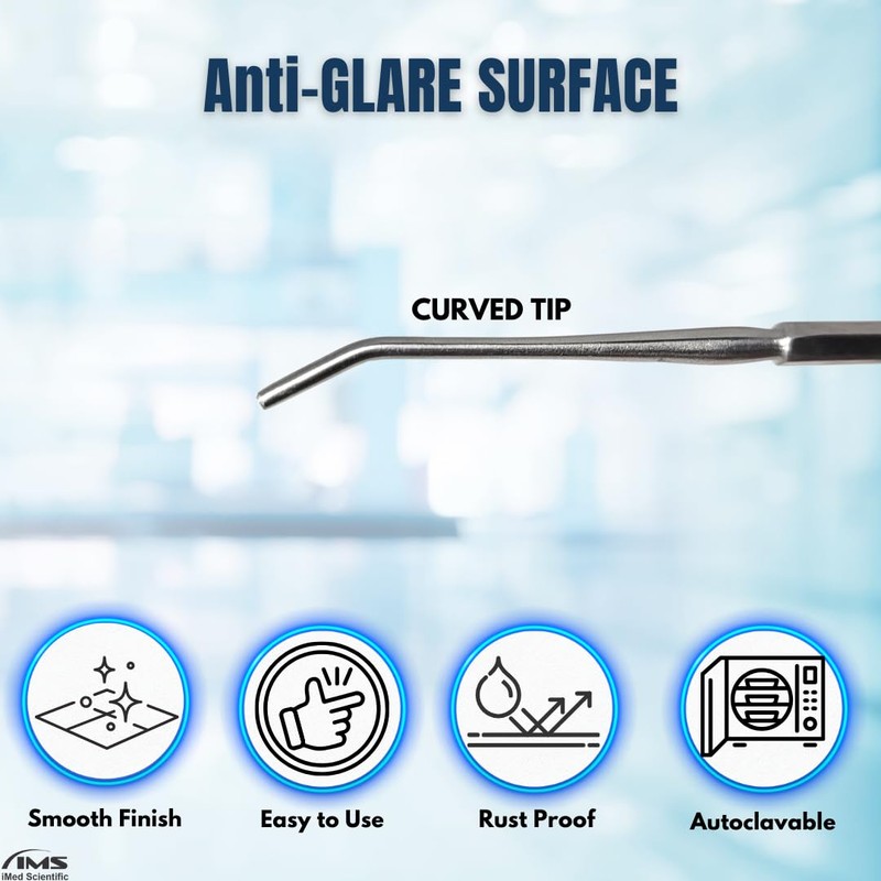 Mall Probe and Seeker Dissecting Instrument Angular Semi-Blunt Tip Made