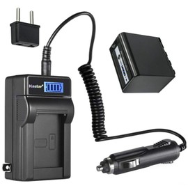 Kastar 1-Pack AG-VBR89 Battery and LCD AC Charger Compatible with Panasonic AG-VBR59 AG-VBR59G, AG-VBR89 AG-VBR89G, AG-VBR118 AG-VBR118G, VW-VBD29, VW-VBD58 VW-VBD58E-K VW-VBD58PPK, VW-VBD78, VW-VBD98