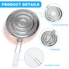 Heat Diffuser Plate,Double Layers Stainless Steel Gas and Electric Stove