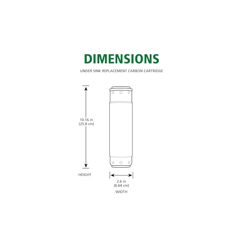 AO Smith AO-MF-B-R Under Sink Water Filter Replacement - NSF