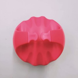 1 Stück Rot Shampoo Haarbürste - Silikon Kopfmassage Bürste für manuelle Wellness Kopfhaut Massage