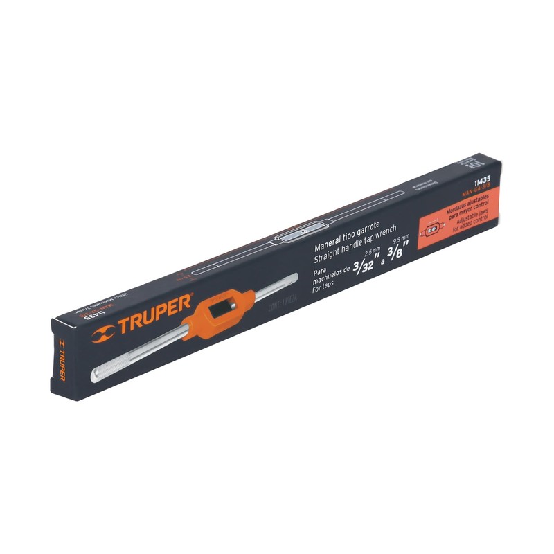 Truper MAN-GA-3/8, Maneral para machuelo tipo garrote 3/8"