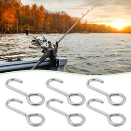 The Lord of the Tools 100pcs Rotten Bottom Clips Stainless Steel Weak Link Release Clips 15mm Length 5mm Hook and 1mm Wire for Sea Fishing Rigs