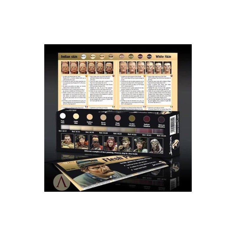 Scale75: Flesh Paint Set (8 x 17ml)
