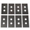 akku-net 8 x replacement blades, blades for Mammotion Luba 1