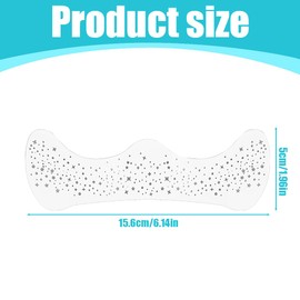 IKOPFLN Pack of 4 Glitter Face Freckles Tattoos, Waterproof Golden Stars and Dots Temporary Tattoos, Festival Freckles, Henna Freckles Tattoo Foil (Silver), b