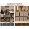 Stackable Storage Bins with Lids, 3-Pack, Stackable Closet Organizer, Sturdy