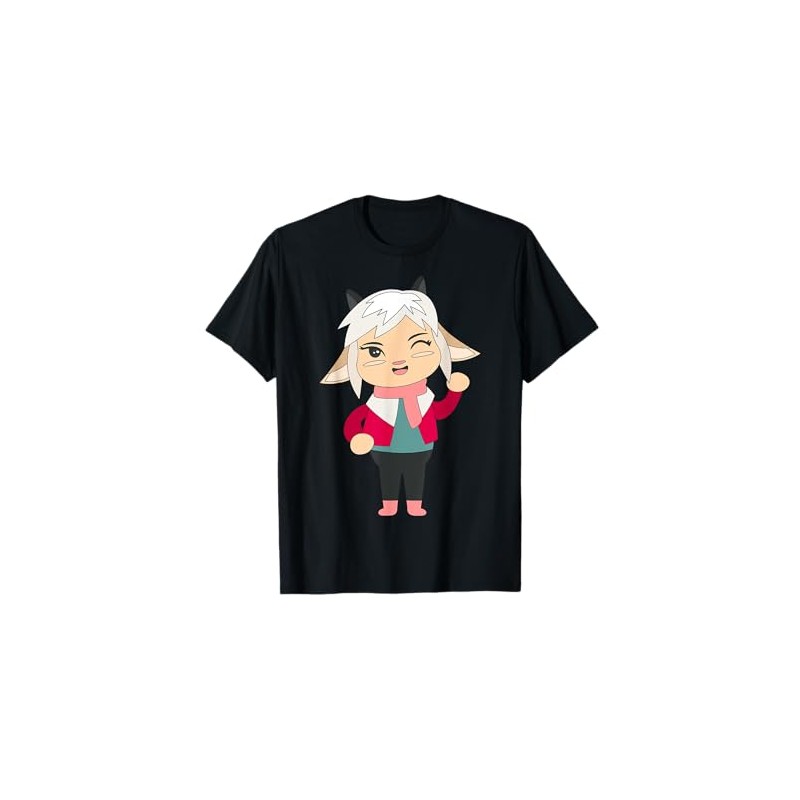 Cute Winking Goat Cartoon Character Design For Kids T-Shirt