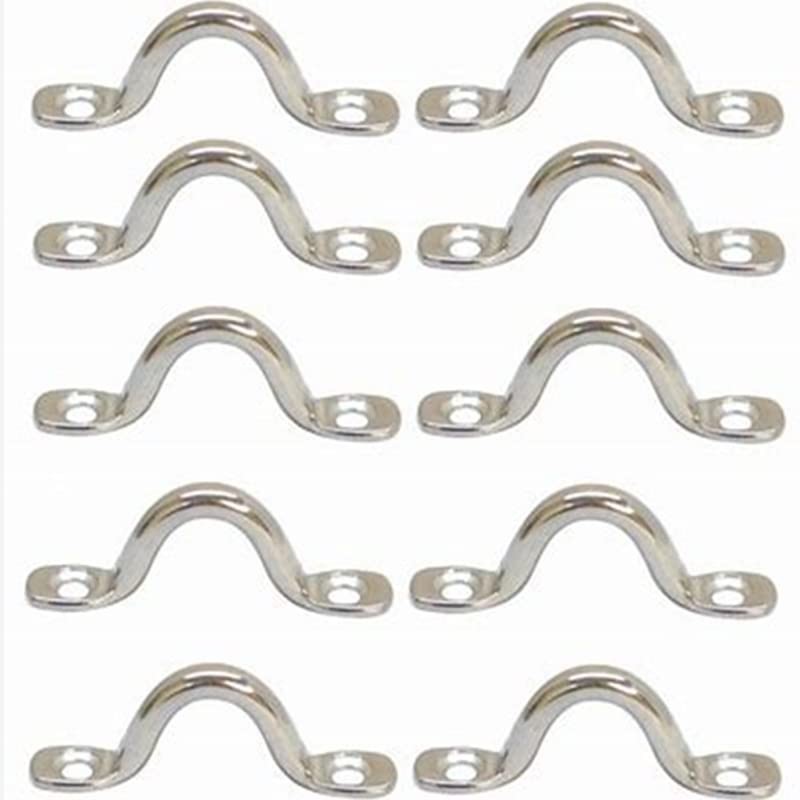 GDQLCNXB 10Pcs M8 316 Stainless Steel Bimini Boat Top PAD