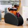 HOMURY 1 piece black remote control holder: desk organiser with