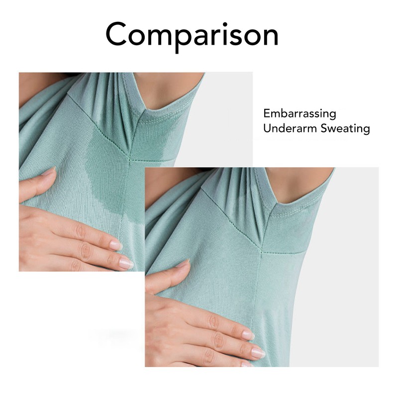 Armpit Sweat Pad Washable Efficient Breathable Underarm Sweating Shield for