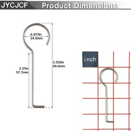 Stainless Steel Drain Key Lifting Hooks - Rustproof Drain Grate Puller for Shower, Bath, Sink Daily Cleaning & Maintenance (12 pcs)