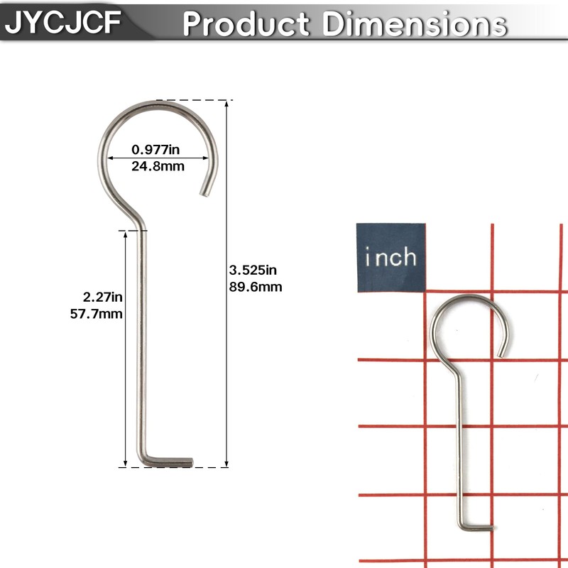 Stainless Steel Drain Key Lifting Hooks - Rustproof Drain Grate