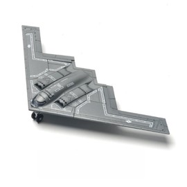 QPHYFXF 1/200 B-2 Stealth Bomber Model Kit, Military Replica with Movable Landing Gear for Collection & Display