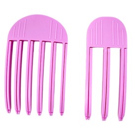 2Pcs Hair Volume Clip, Natural 2X Instant Volumizing Clip, Fixed Forehead Root Hairpin, No Trace Styling Tools for Women (Pink)
