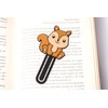 Squirrel Bookmark with Clip - Cute Bookmark for Books -