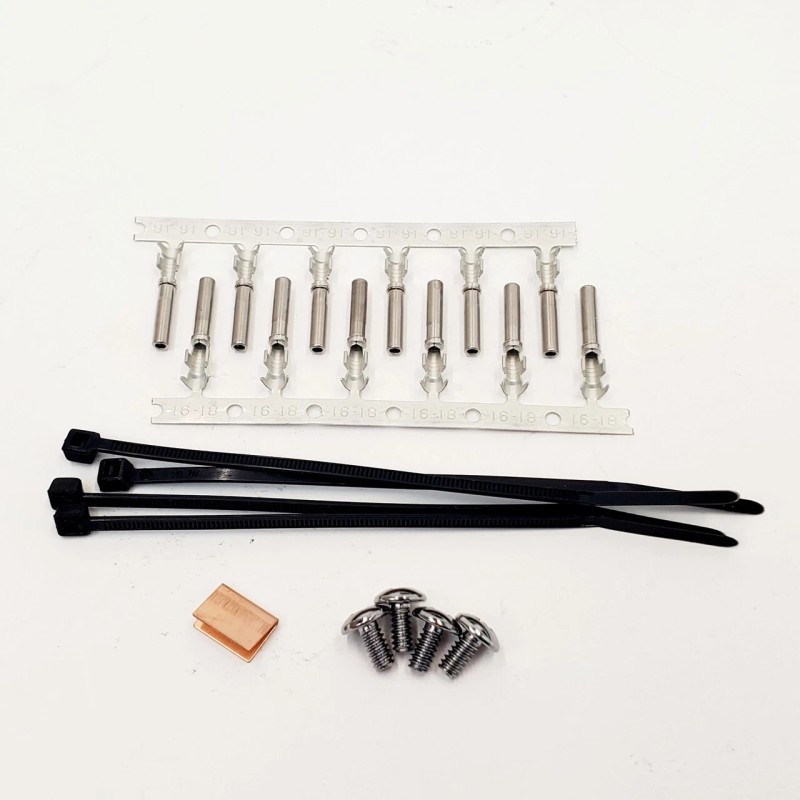Billet Proof Designs 48" Handlebar Wiring Harness Kit w/ Chrome