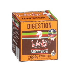 Licks - Dog Digestion - Enzymes to Help Ease Digestion - LiquiPaks - 10 Use