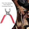 Grommet Hole Pliers Set, Multipurpose Eyelet Rivet Punch Pliers with