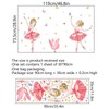 Ballerina Wall Stickers,Fairy Stickers,Princess Wall Decals Detachable Ballet Girl Decoration