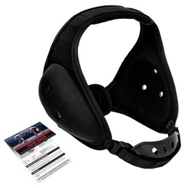 Trymaker Wrestling Headgear, Head Gear with Chin Cup, Sorf Ear Guard for Men, MMA, Jiu-Jitsu (Fits Head Over 21 1/4", Aged 12+)