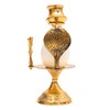 Tarini Gallery Brass Shivling Sculpture White Shiva Shivlingam Puja Lota