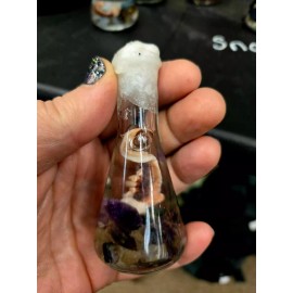 Wet Specimen Small Octopus Tentacle and Stone/Crystal Jar Sealed Oddity NEW