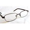 Magnivision +2.25 Brown Wire Frame Reading Glasses w/ Spring Hinges