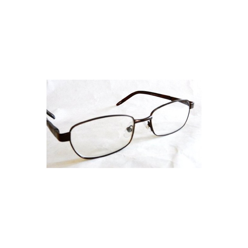 Magnivision +2.25 Brown Wire Frame Reading Glasses w/ Spring Hinges