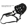 Black Horse Grazing Muzzle Easy Breathe Horse Mouth Cover with