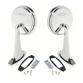 OER Outer Door Mirror Set With Bowtie 1965-1966 Impala Bel Air Biscayne