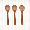 Eisinly Teak Wooden Spoons Spatula Set For Cooking Utensils Non