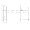 ROSTEX Renovation Fitting Stainless Steel Renovation Fitting with Vigo Handle