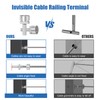 CKE 20 Pack Cable Railing Terminal Anchor, Upgrade T316 Stainless