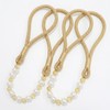Nerciony Set of 2 Pearl Curtain Tie Backs, 19.7 Inch