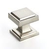 Ravinte 10 Pack Brushed Nickel Square Kitchen Cabinet Knobs,Zinc Solid