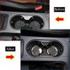 Soft Carbon fiber Car Central Control Water Cup Holder Coaster