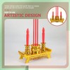 Beaupretty Led Decor Led Electronic Incense Burner Stick Buddhist Candle