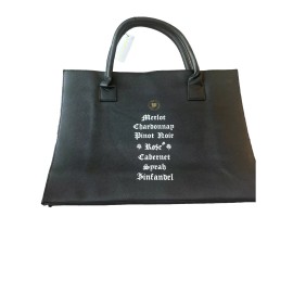 LATC Los Angeles Trading Co Los Angeles Trading Co Purse Tote Handbag Merlot Chardonnay Pinot Doir Rose