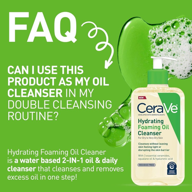 CeraVe Hydrating Foaming Oil Cleanser N/VD 16oz