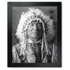 Framed Print 9x12: Sitting Bear-Arikara, 1908