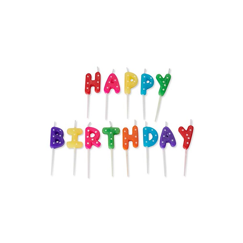 Papyrus Birthday Candles, Happy Birthday Toothpicks (13-Count)