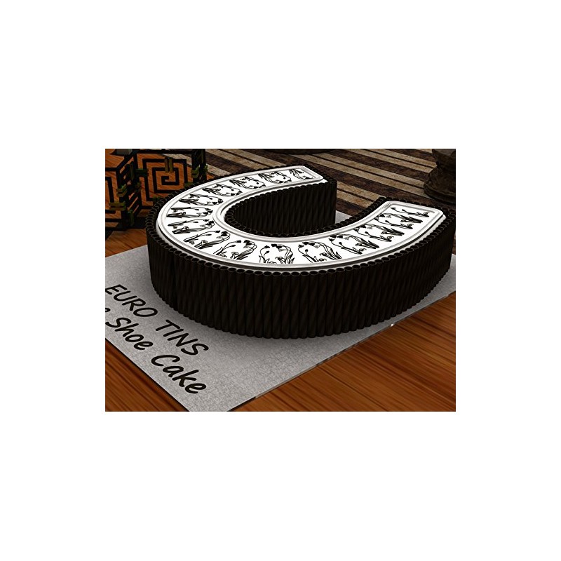 EUROTINS Novelty Shaped Professional Cake Baking PAN/TIN (Horse Shoe)